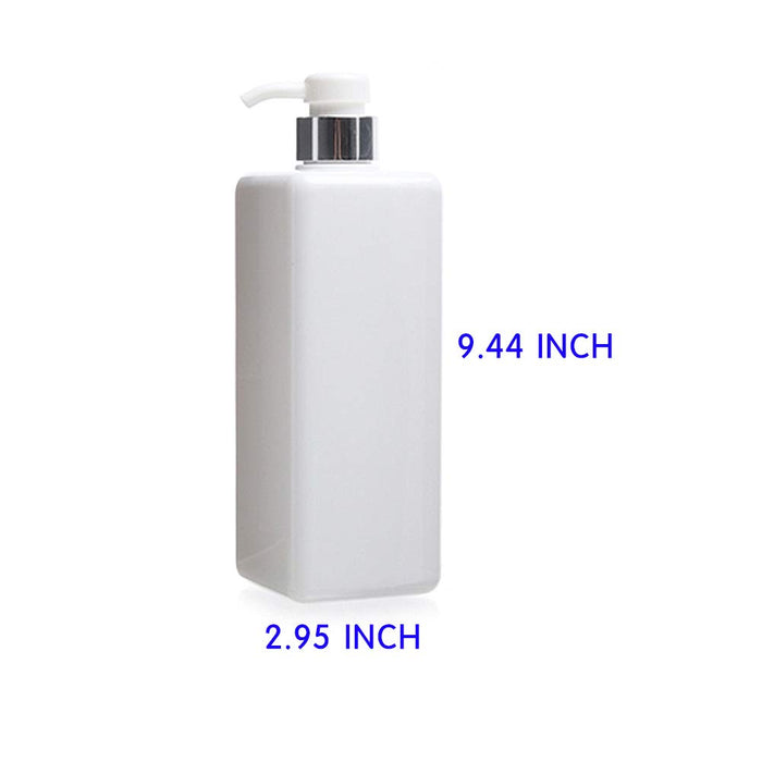 Pack of 3 Shower Plastic Bottles