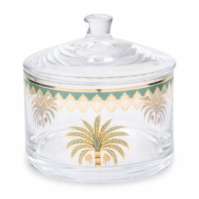 Palm Small Candy box with cover 13cm