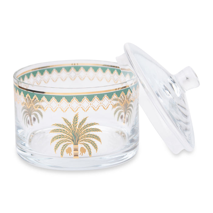 Palm Small Candy box with cover 13cm