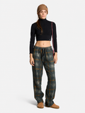 Pantalon Elepants Estampado Viyela Grunge Verde