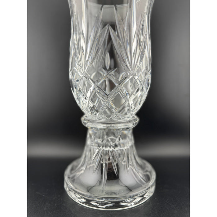 PartyLite Savannah 2-Piece Crystal Hurricane Lamp