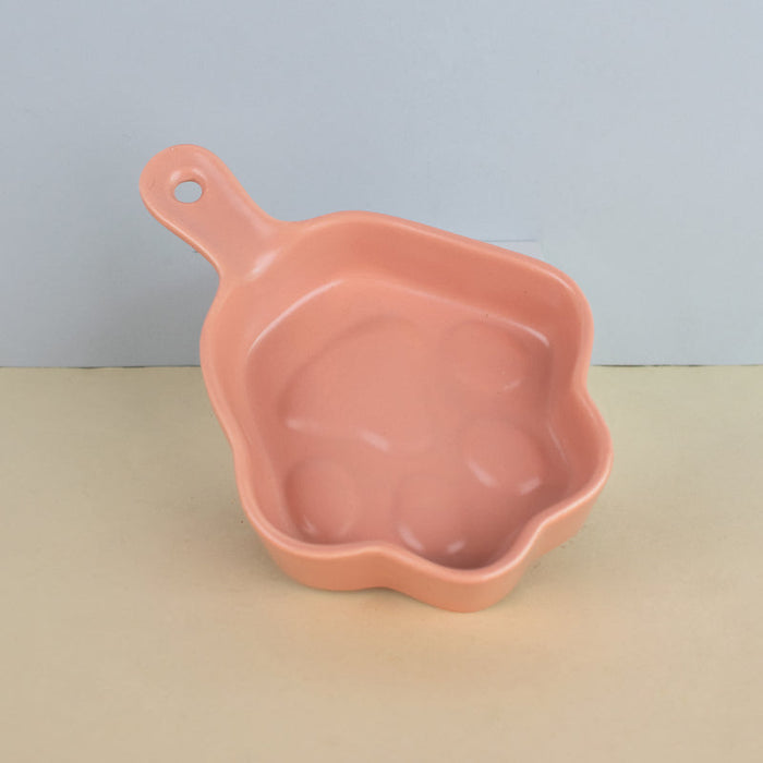 Paw Shaped Snack Tray (Small) Serving Bowls June Trading Soft Pink