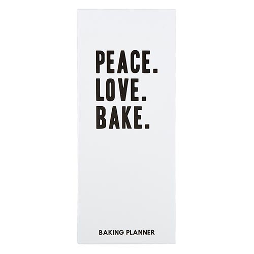 Peace. Love. Bake. Baking Planner - Pine & Moss