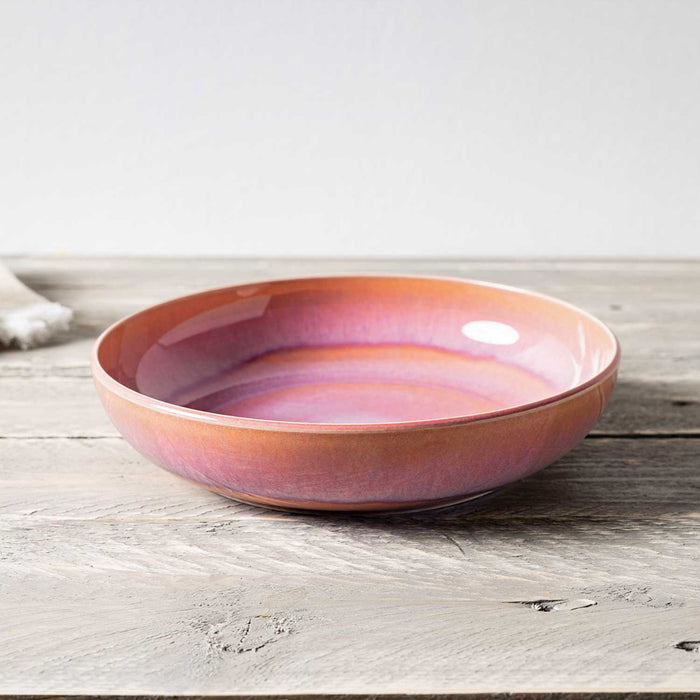 Perlemor Coral Pasta Bowl 22cm