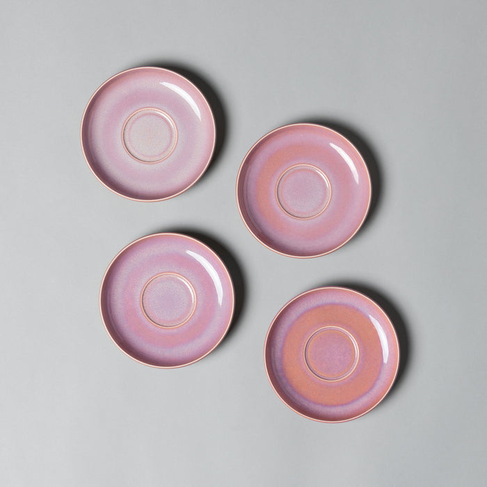 Perlemor Coral Saucer for Coffee Cup 16 cm