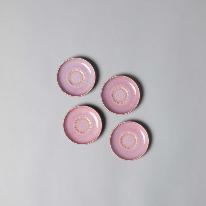 Perlemor Coral Saucer for Espresso Cup 12 cm
