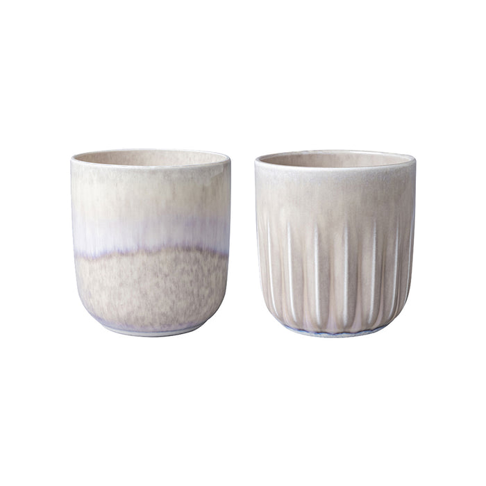 Perlemor Sand Mug Set of 2 , 290 ml