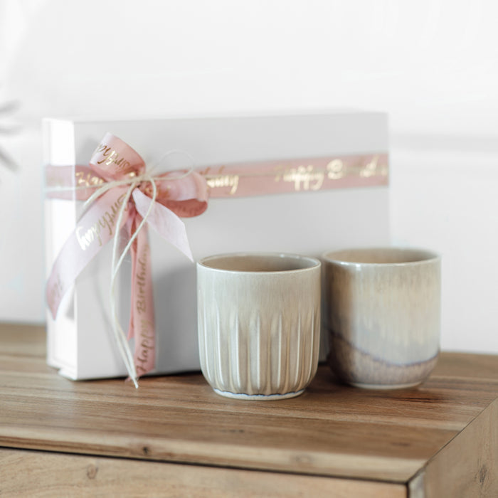 Perlemor Sand Mug Set of 2 , 290 ml
