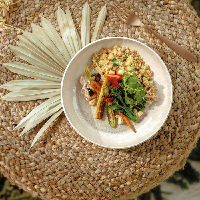 Perlemor Sand Pasta Bowl 22 cm