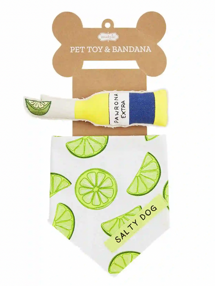 Pet Toy Bandana Set- 3 Designs To Choose From - Pine & Moss