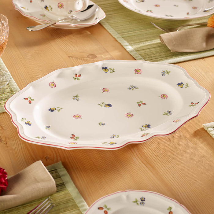 Petite Fleur Oval Platter 37 cm