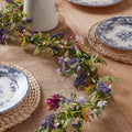 Pre Lit Spring Lavender Garland