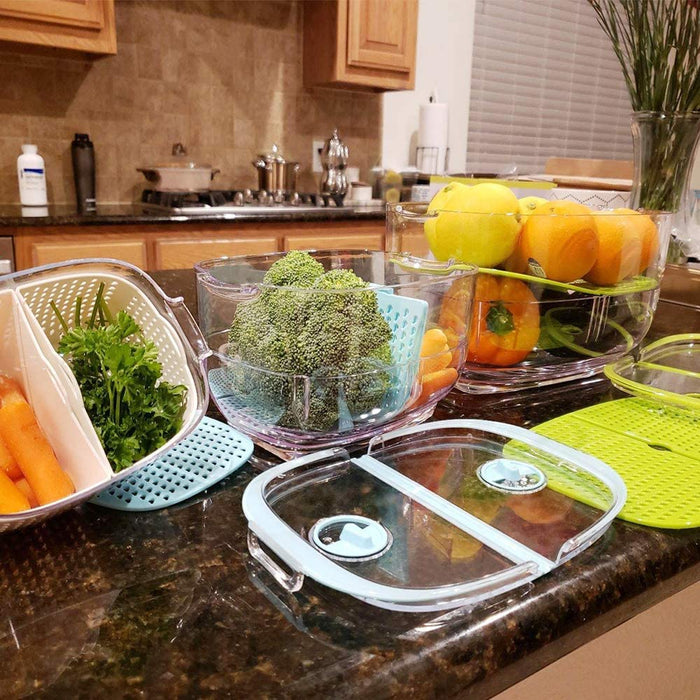 Produce Storage Containers 3Piece Set