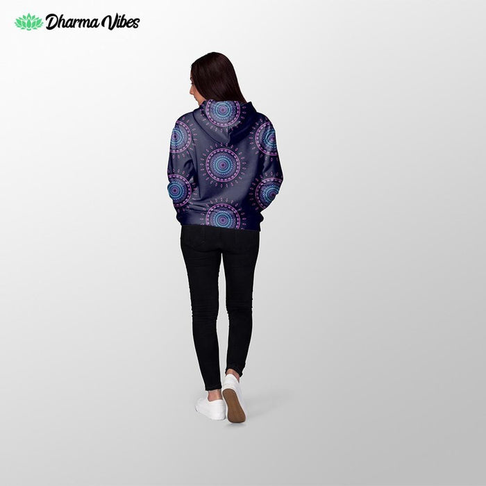 Psy Vibes 3 by Cameron Gray Visionary Hoodie