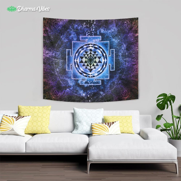 Psycho yantra by McAshe Tapestry