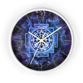 Psycho Yantra Wall Clock by McAshe