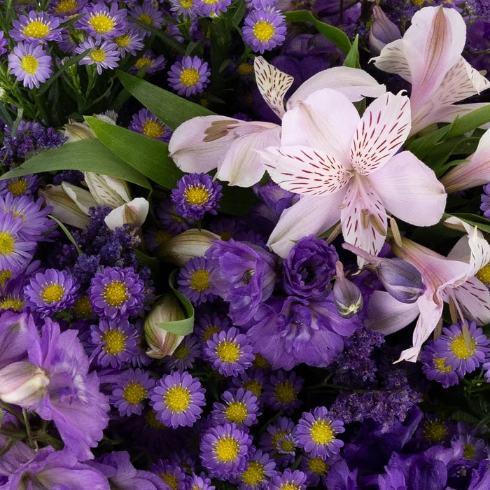 Purple Magic Flower Bouquet Stem - Image