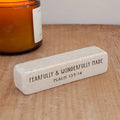Quarter Scripture Block -Psalm 139:14