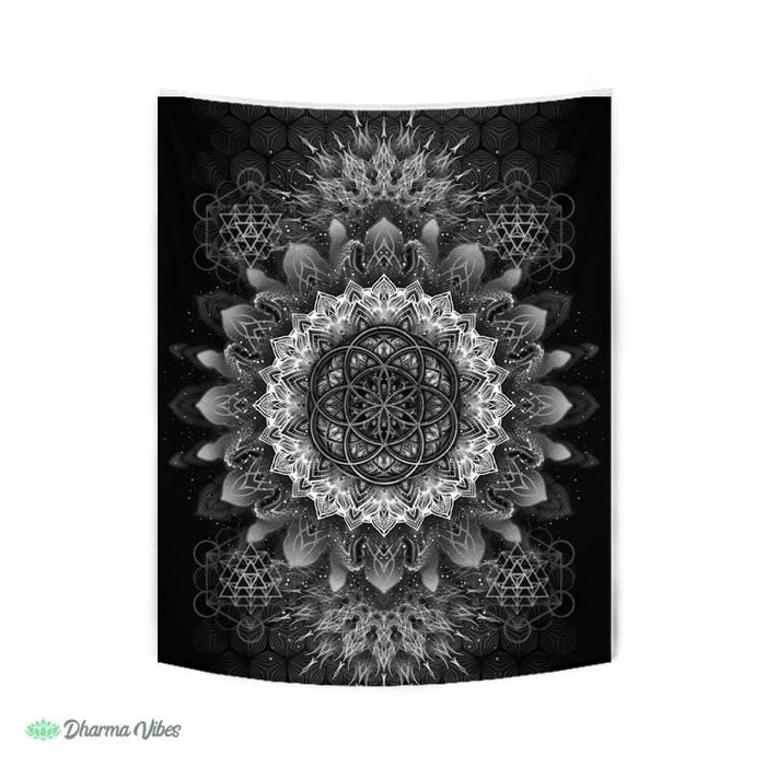 Raising Black by YantrArt Design Tapestry