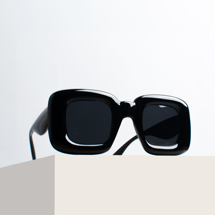 Raven Black Funky Oversized Kids' Sunglasses