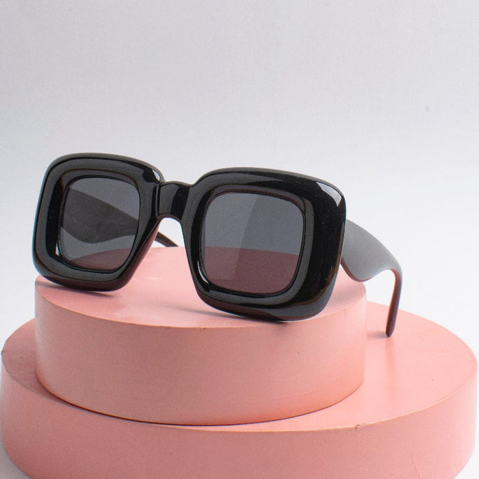 Raven Black Funky Oversized Kids' Sunglasses