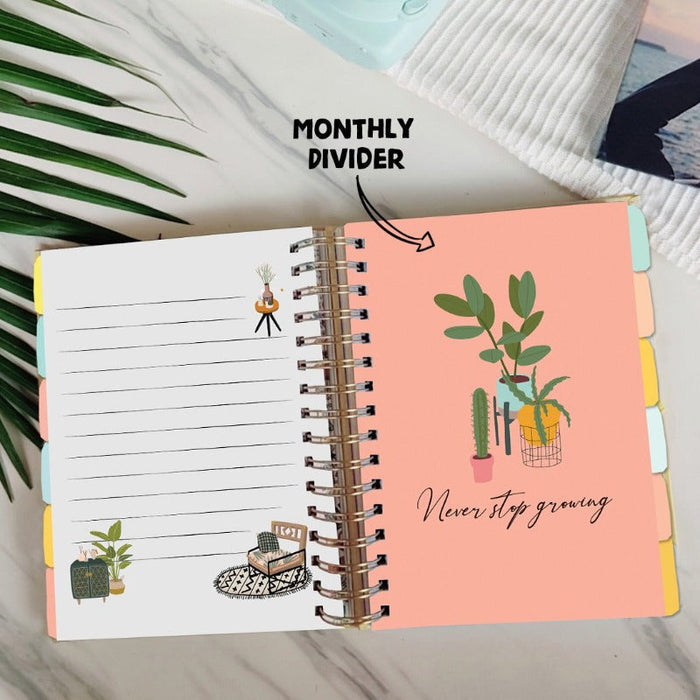Undated Yearly Planner - Rebel With Cause Undated Planners June Trading