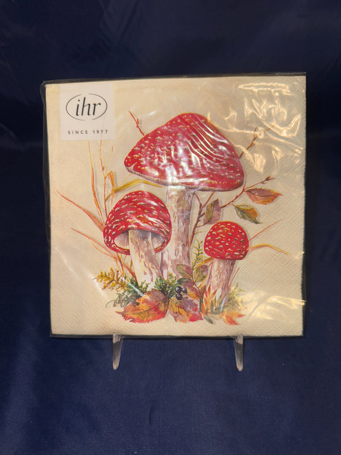 Red Mushroom Lunch Napkins