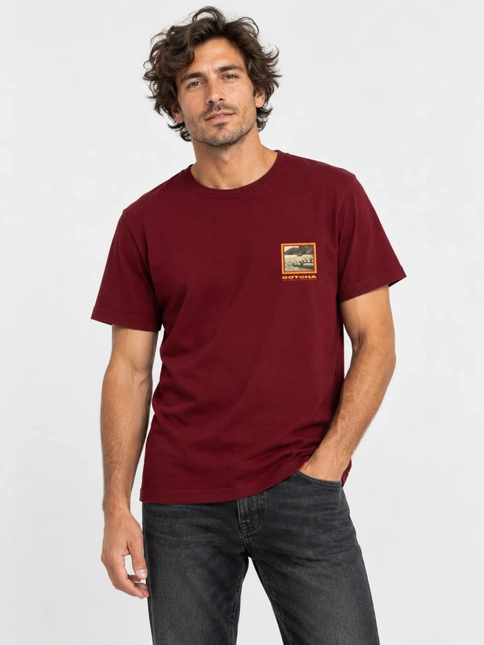 Remera Gotcha Tetris Bordo — vista principal