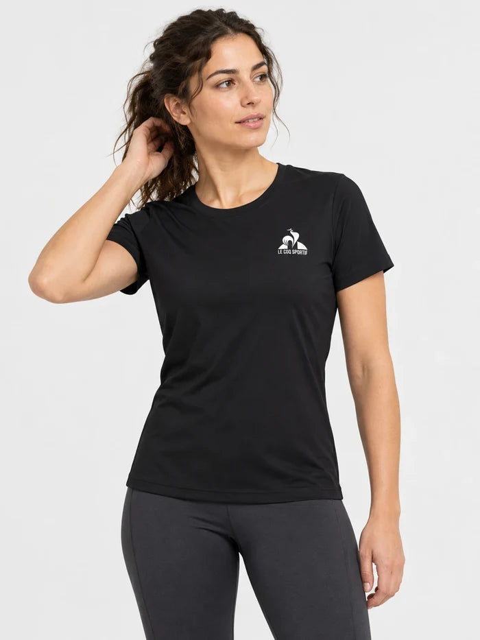 Remera Mujer Le Coq Sportif Training Tee Negro — vista principal