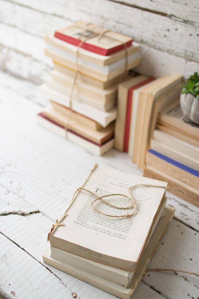 Repurposed Book Bundles - Pine & Moss