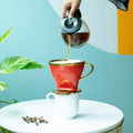 Retro Ceramic Coffee Pour Over Coffee Maker June Trading