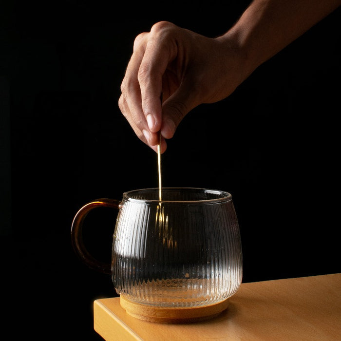 Ripple Coffee Mug with Lid & Spoon