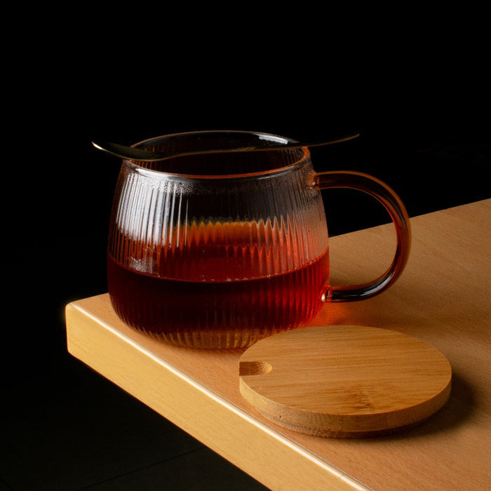 Ripple Coffee Mug with Lid & Spoon