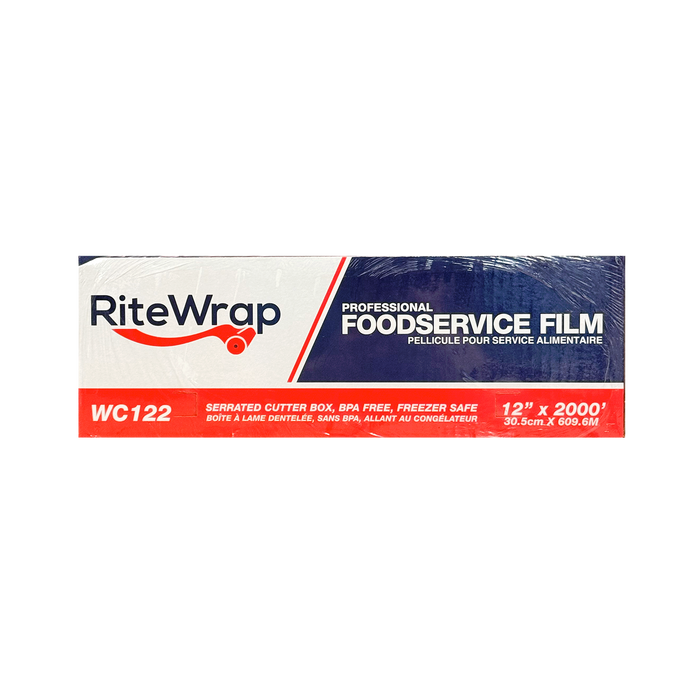 RiteWrap PVC Food Wrap Film (12in x 2000ft), Roll