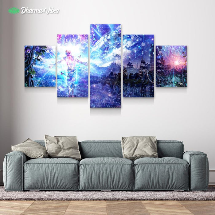 Ritual Night Stars by Cameron Gray 5-Piece Canvas