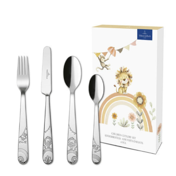 Roar Like A Lion Children Cutlery Set 4Pcs