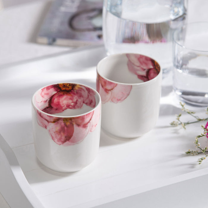 Rose Garden Mug Set of 2 Pieces