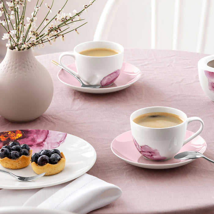 Rose Garden Salad Plate Coupe 21 cm