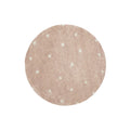 Round Dot Rose Washable Rug - Rugs by Roo