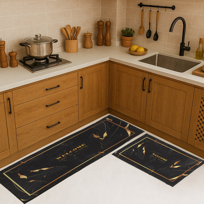 Royal Welcome Kitchen Mat (Set of 2)