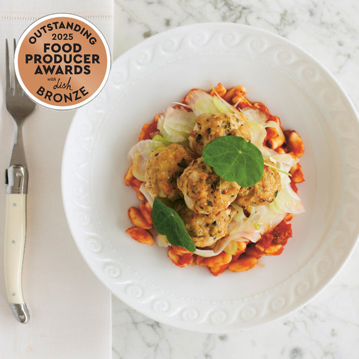 Sabato Pork & Prawn Meatballs with Spicy Nduja Sauce