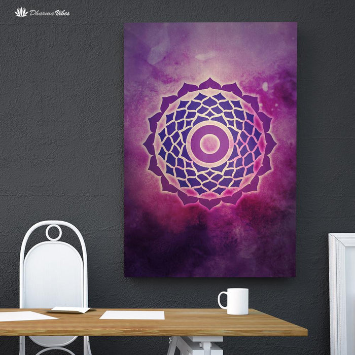 Sahasrara 7th Chakra by McAshe 1-Piece Canvas Art