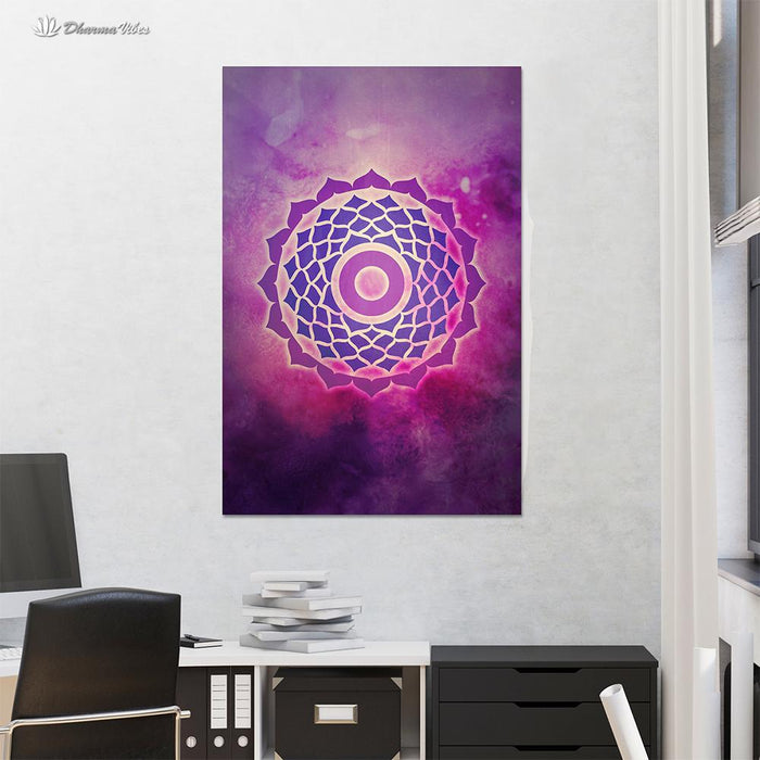 Sahasrara 7th Chakra by McAshe 1-Piece Canvas Art