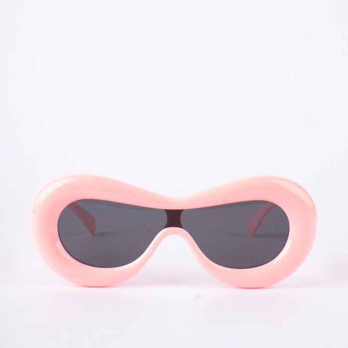 Salmon Pink Groovy Glare Kids' Sunglasses