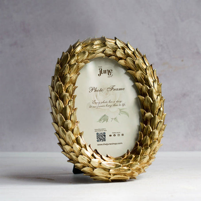 Saoirse Rustic Gold Photo Frame Desk Photo Frame The June Shop