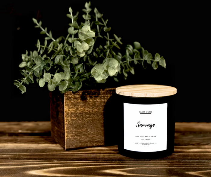 Sauvage 16 oz 100% Soy Candle
