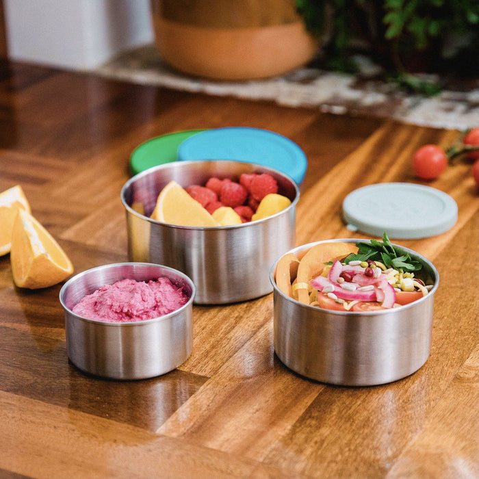 Seal & Go Trio - Leakproof Stainless Steel Food Containers Elephant Box