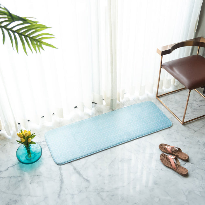 Seamless Geometric Print Soft Feel Long Mat Runner Long Mats June Trading