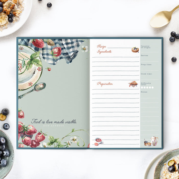 Seasoned With Love - Recipe Journal Recipe Journals The June Shop