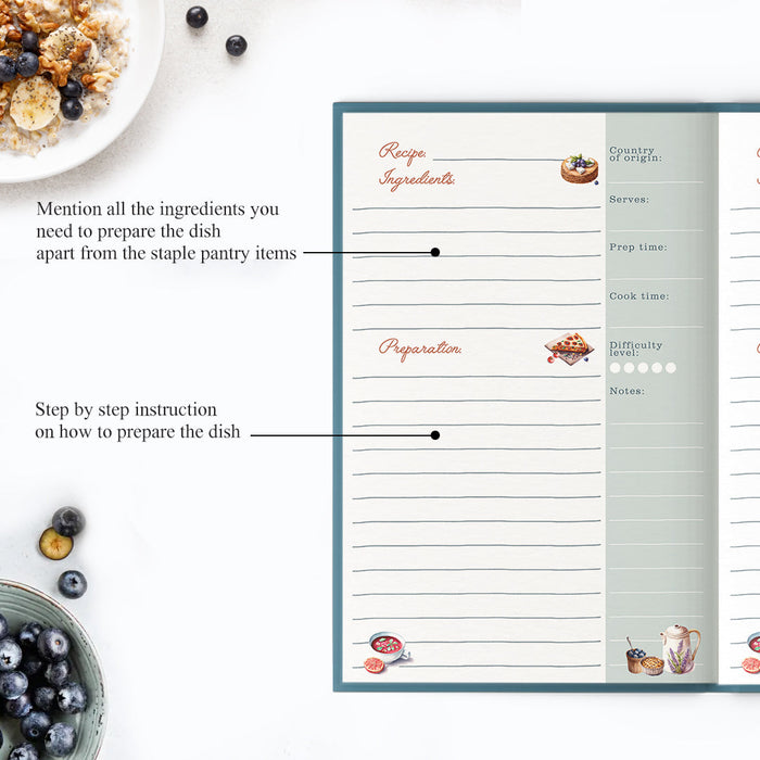 Seasoned With Love - Recipe Journal Recipe Journals The June Shop